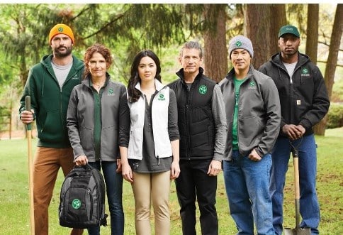Corporate wear company apparel branded winterwear embroidery - promotional products in north texas