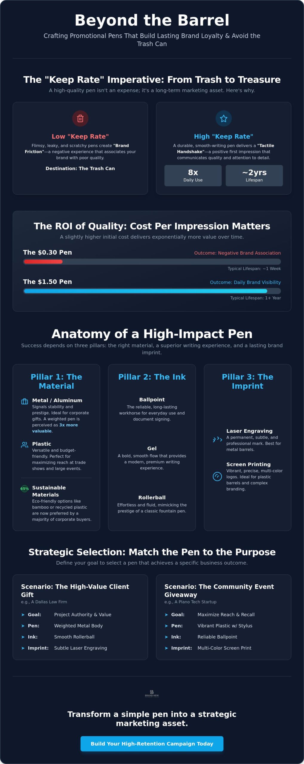 The Ultimate Guide to promotional pens with your logo