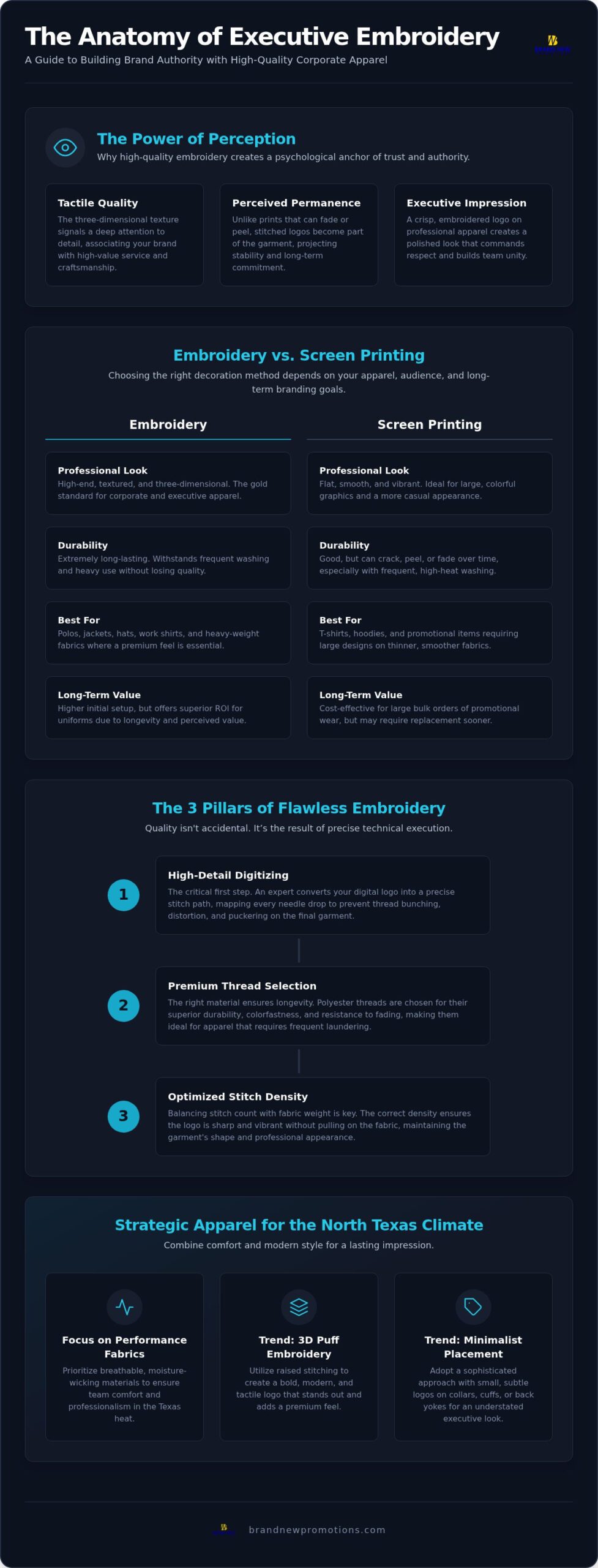 Corporate Embroidery in Frisco: A Strategic Guide to Professional Branding in 2026